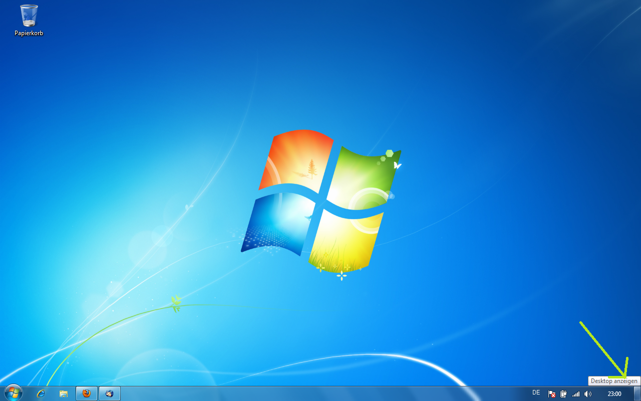 windows-7-desktop-anzeigen